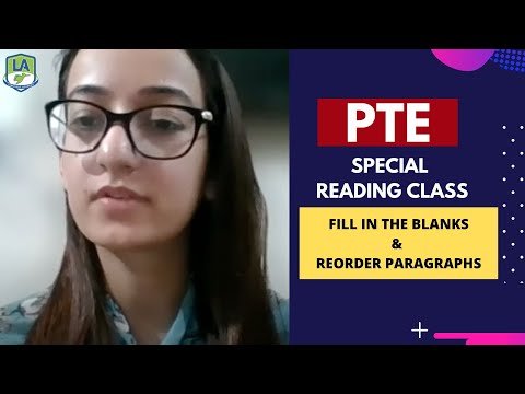 PTE Reading Practice Class | Fill in the Blanks & Reorder Paragraph | Grammar Rules & Tricks