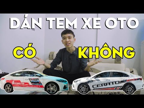 Tem xe oto l Có nên dán tem xe oto hay không?
