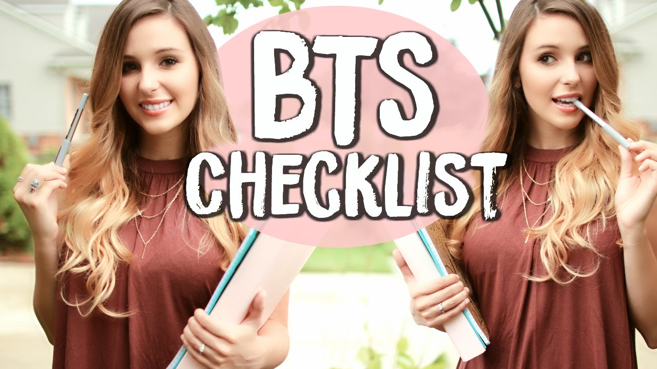 Back to School Checklist! Survive your School Year! Life Hacks
