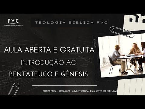 Teologia Bíblica Aula 1 - Pr Eliseu Fernandes - 03.02