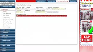 Affinity Sports League Scheduling Wizard
