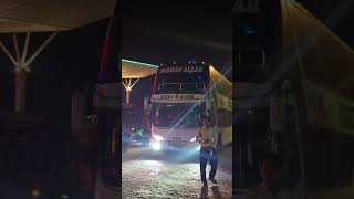 Green Line Man Double Decker Bus #greenline #greenlineparibahan #man