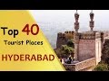 "HYDERABAD" Top 40 Tourist Places | Hyderabad Tourism