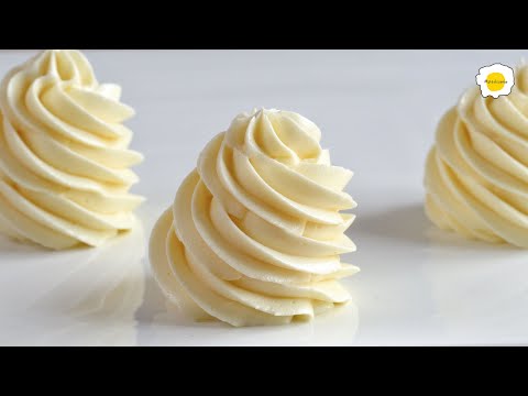 Custard Buttercream Recipe  Recette de Crme au beurre  la crme anglaise