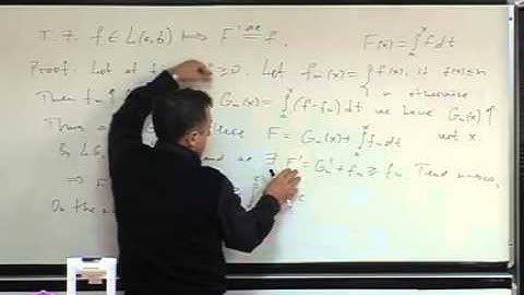 MATH-501 Real Analysis - I Lecture 26
