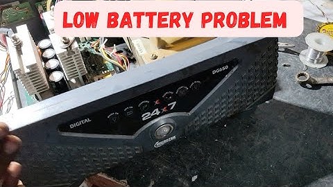 Microtek inverter 24×7 dg 650 low battery problem