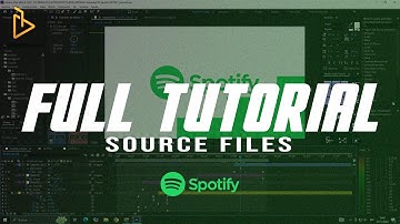 Animación de Logo SPOTIFY | Tutorial After Effects🟢