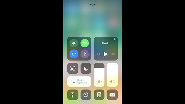 iOS 11: Airplane mode, WiFi, and Bluetooth in Control Center