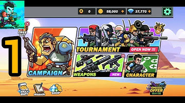 Elon Black Ops Gameplay Walkthrough Part 1 - Android & ios Gameplay