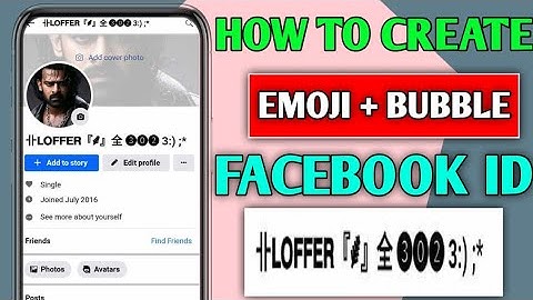 How to create emoji name Facebook id Without Update 2023 | Create pink hreat 💙 emoji name fb id 2023