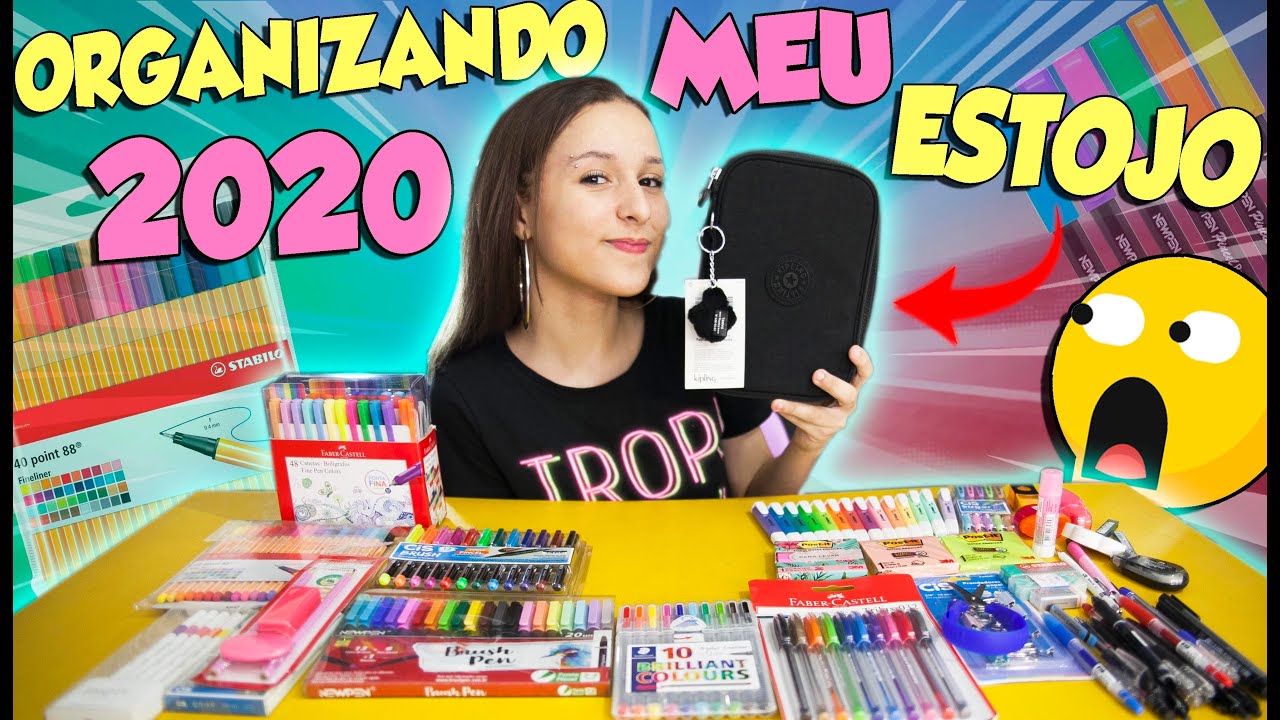 MATERIAL ESCOLAR 2020 - ORGANIZANDO MEU ESTOJO
