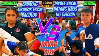 JAYBEE SUCAL V.S CARMILLE ANG BABAENG TIRADOR NG BACOLOD CITY MAGKA SUBUKAN ANG KANILANG GALING