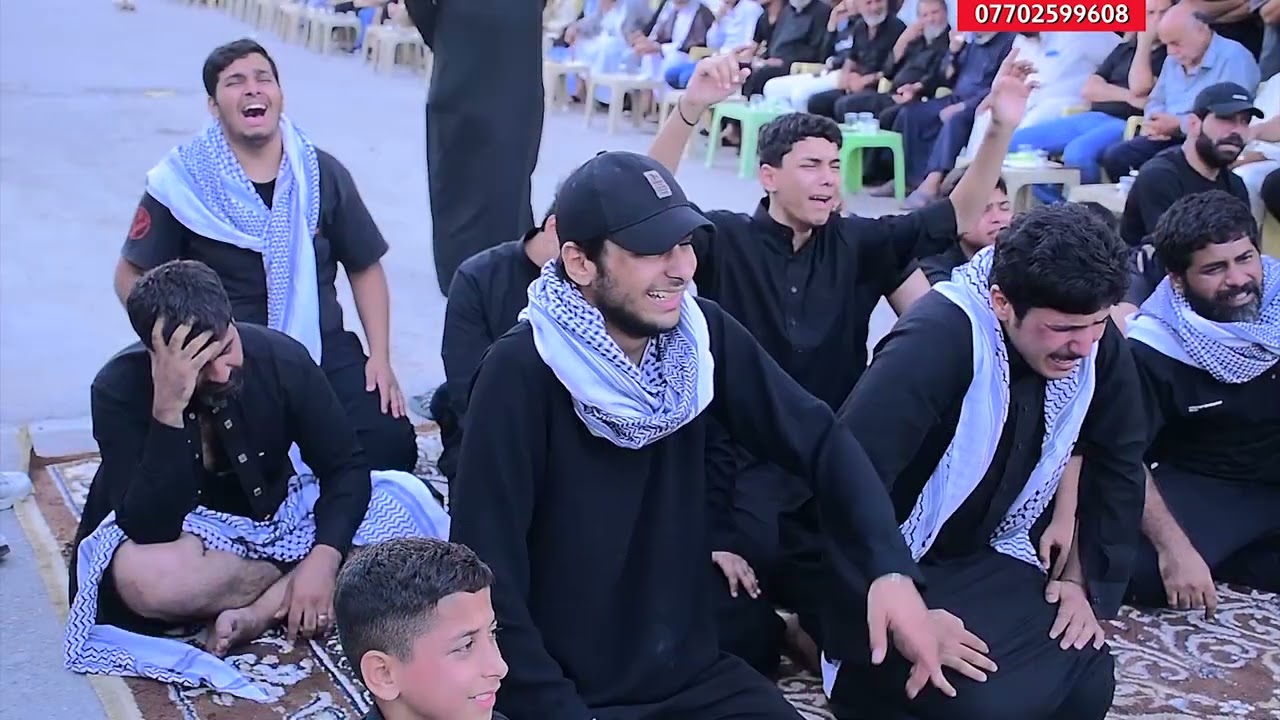 مجلس عزاء سابع المرحوم الشيخ ابو عقيل البيظاني  بصوت الناعي ملا محمود الساعدي