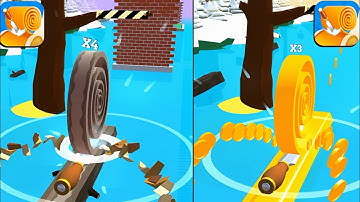 Spiral Roll - All Levels Gameplay Android,ios (LEVEL1–14) | @speedgamester