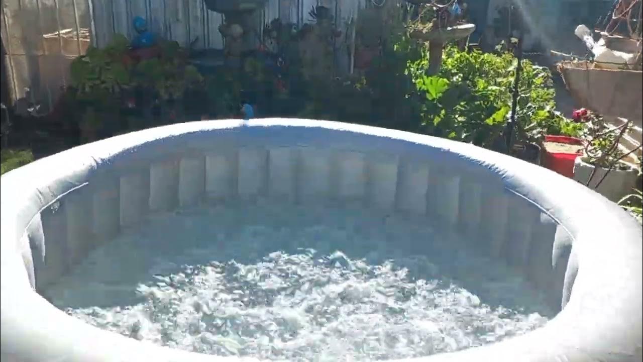 Wow! Inflatable Portable Spa Set Up and Bubbles Intrepids Avenli