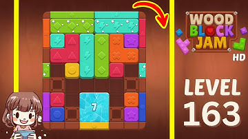 Wood Block Jam Level 163 Solution Walkthrough