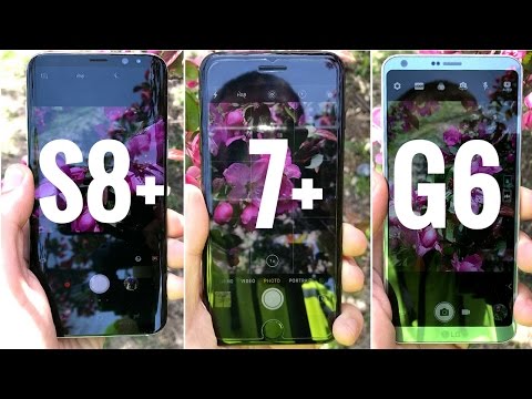 Galaxy S8 vs iPhone 7 plus vs LG G6 Camera Comparison!