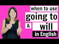 Going to and will in English | Grammar lesson