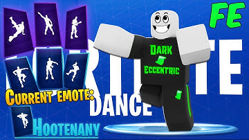 Roblox Fe Script Showcase: Tiktok/Fortnite Emote Gui