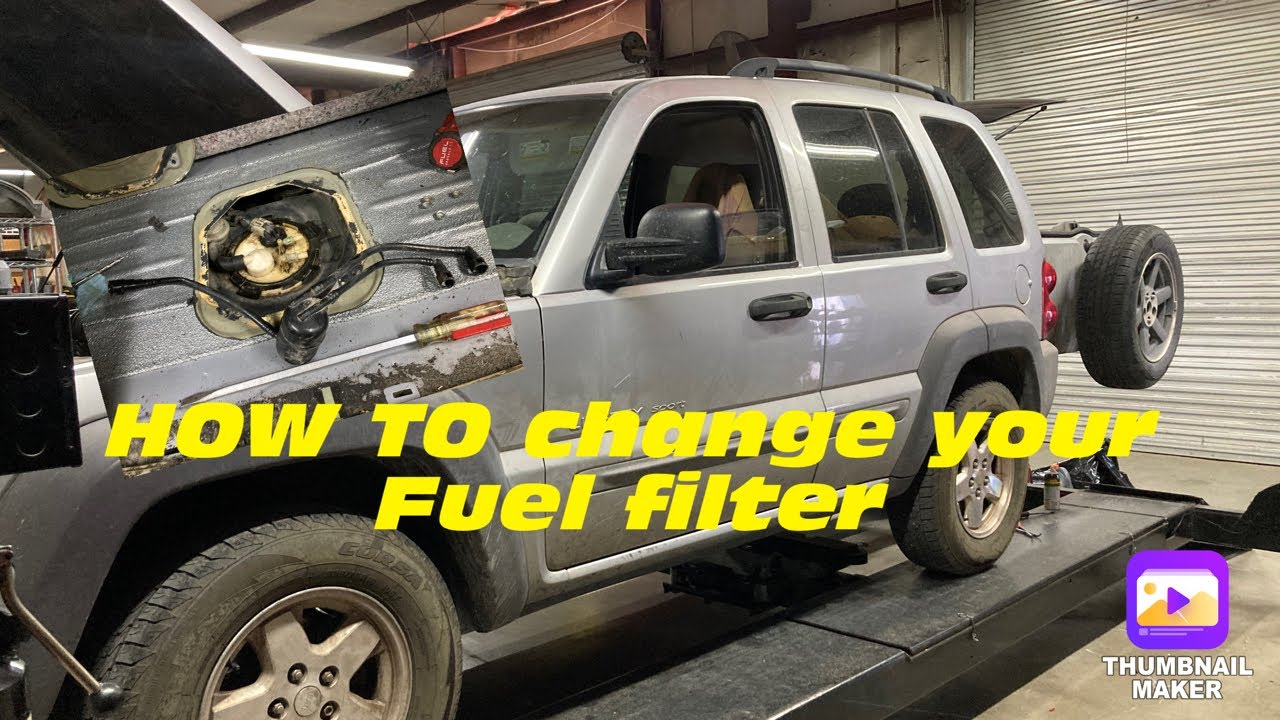 How to replace your JEEP LIBERTY fuel filter (fast and easy) - YouTube