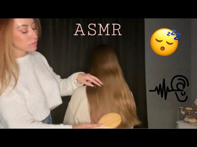 My 1st ASMR video! Hair Brushing, soft spoken