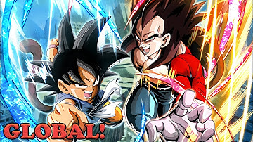 GLOBAL! LR GT GOKU & SSJ4 VEGETA SUPER ATTACKS, STANDBY & FINISH SKILL ANIMATIONS!