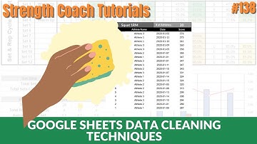 Google Sheets Data Cleaning Techniques | Filter, Trim, Unique
