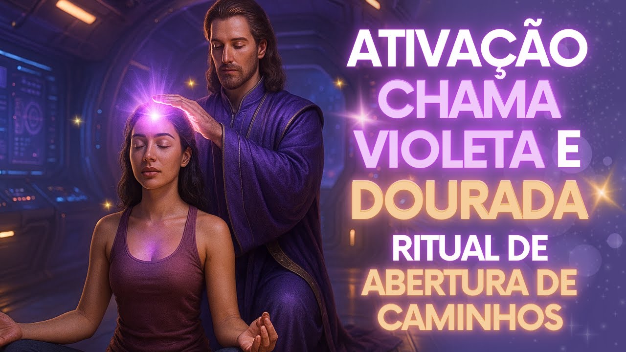 🌟 Ritual da Chama Violeta e Dourada | Abertura de Caminhos, Prosperidade
