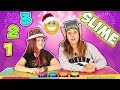 UN DOS TRES SLIME de Navidad ! Slime Challenge 123 SLIME ! Juegos con Slime