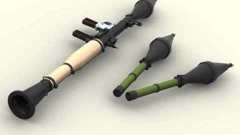 3D Model of Rpg 7 Rocket Launcher Review