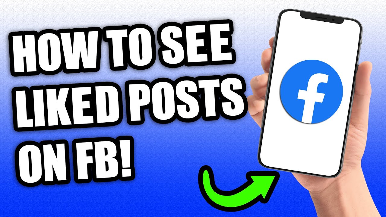 How To See Liked Posts on Facebook (2023) - YouTube