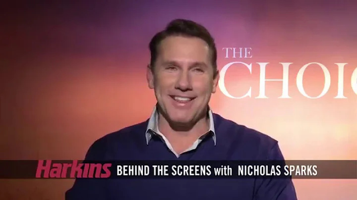 Nicholas Sparks Chats with Harkins Behind the Screen