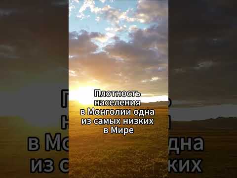 Плотность населения в Монголии #shorts