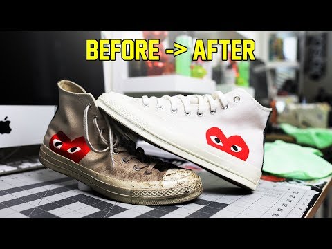 how to wash cdg converse