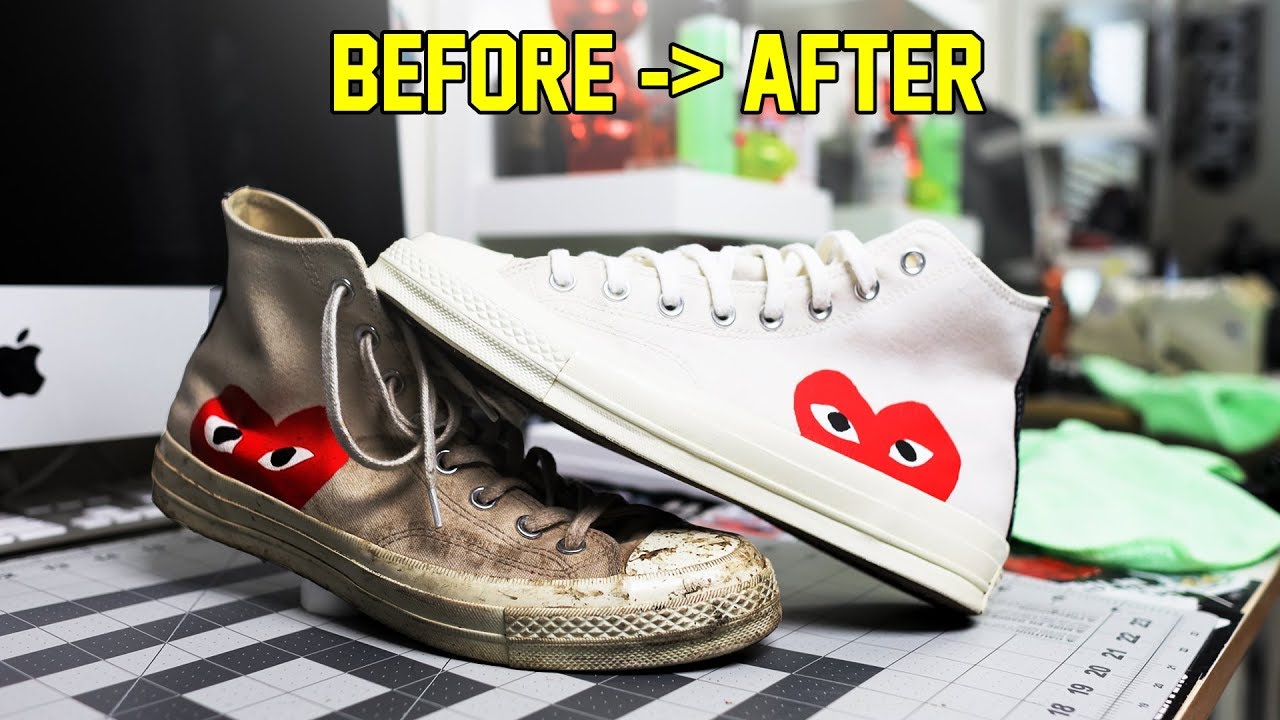 cleaning cdg converse