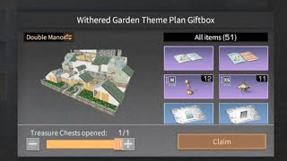 LifeAfter: Whitered Garden Theme Plan Giftbox, what's inside