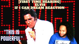 Elvis If I Can Dream Reaction First Time Hearing