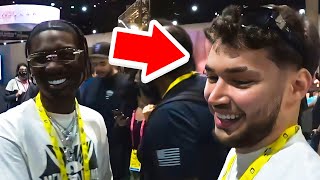 BruceDropEmOff RUNS Into Adin Ross For FIRST Time At Twitchcon..