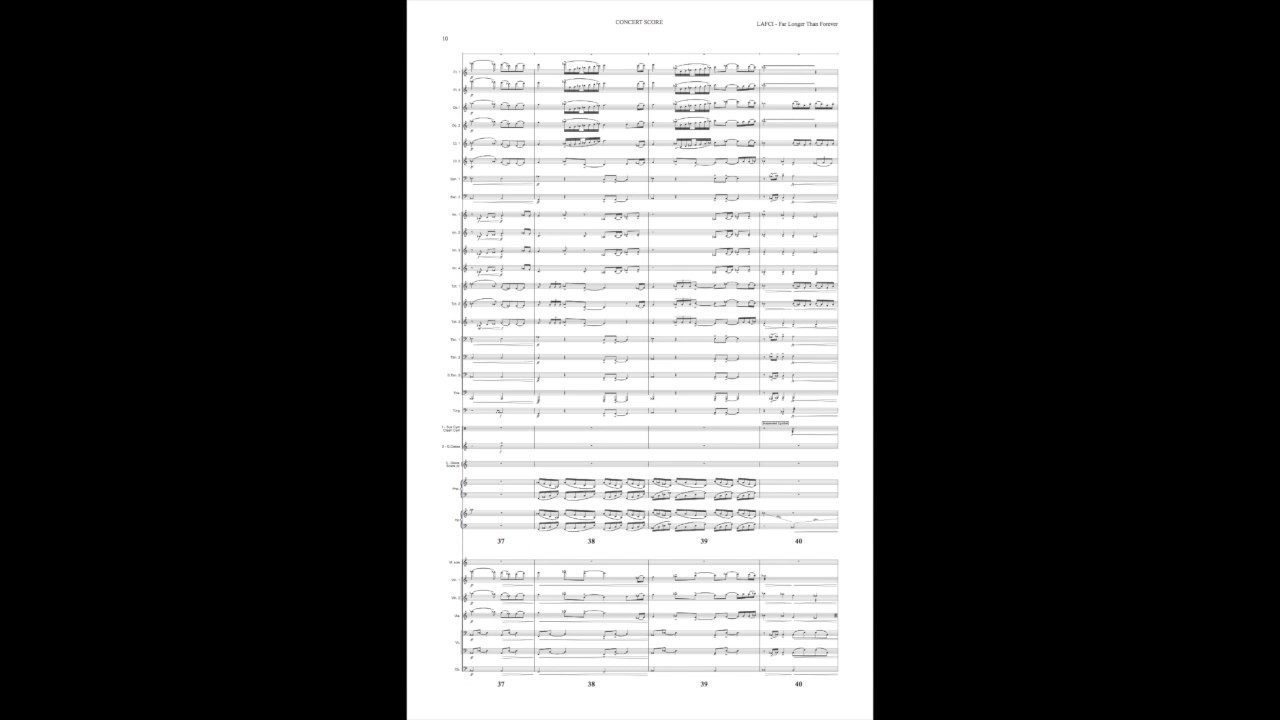 far longer than forever with score for full orchestra youtube far longer than forever sheet music