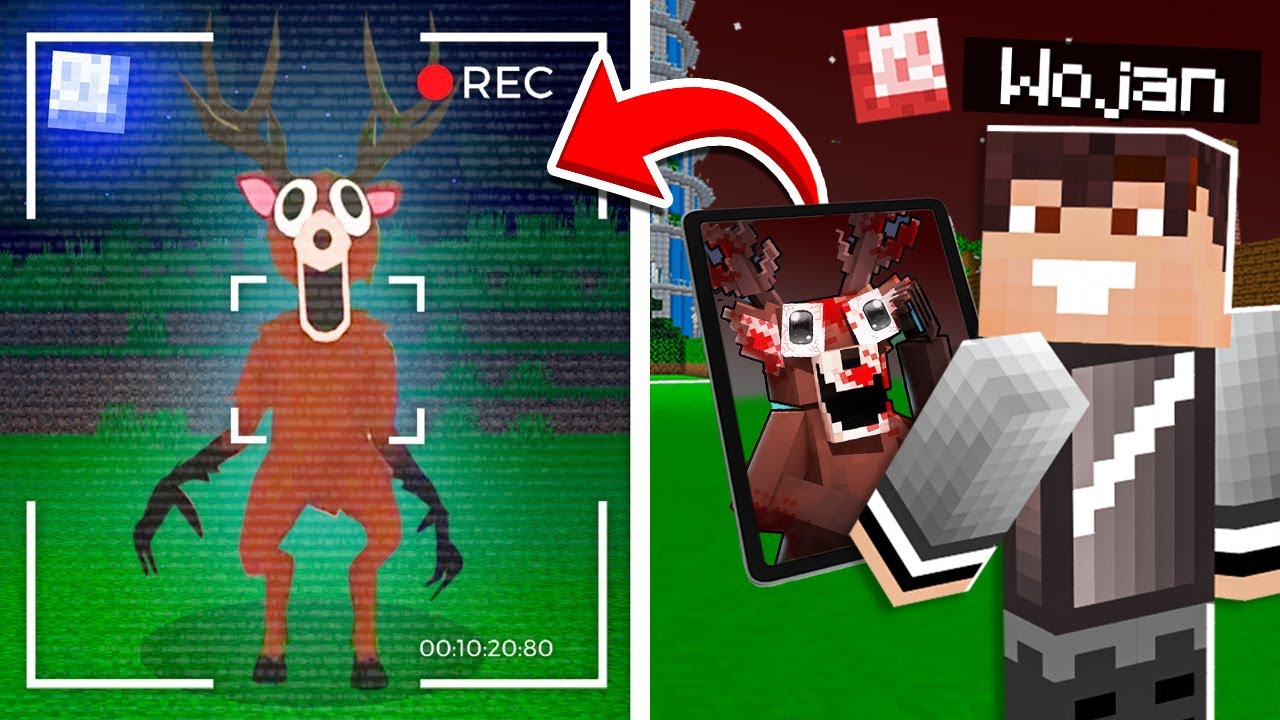 Podglądam STRASZNEGO JELENIA NA KAMERACH 📸 w Minecraft!