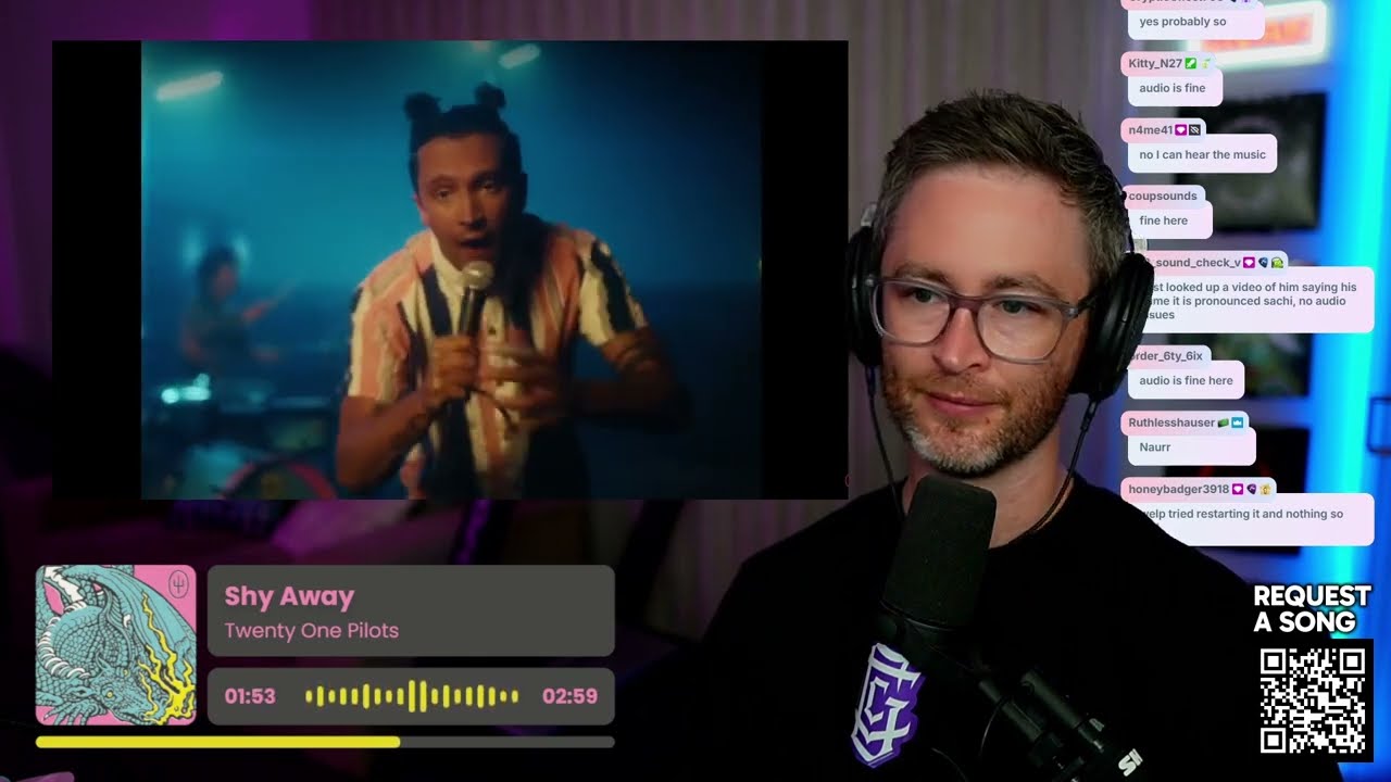 Реакция «Shy Away» группы Twenty One Pilots