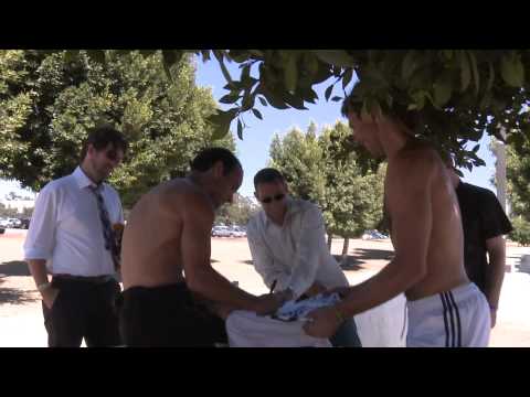 Steve Nash and Landon Donovan - behind the scenes