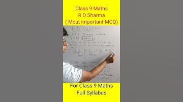 Question 10 Page 1.41 Level 1 R D Sharma | Class 9 Maths Chapter 1 Number System Solutions  #shorts