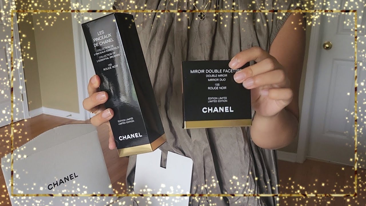 Chanel limited edition brush set and mirror duo unboxing! 