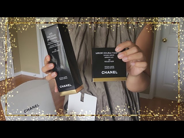 unboxing the limited edition chanel pink mirror & brush set 🤍 #unbox, chanel mirror