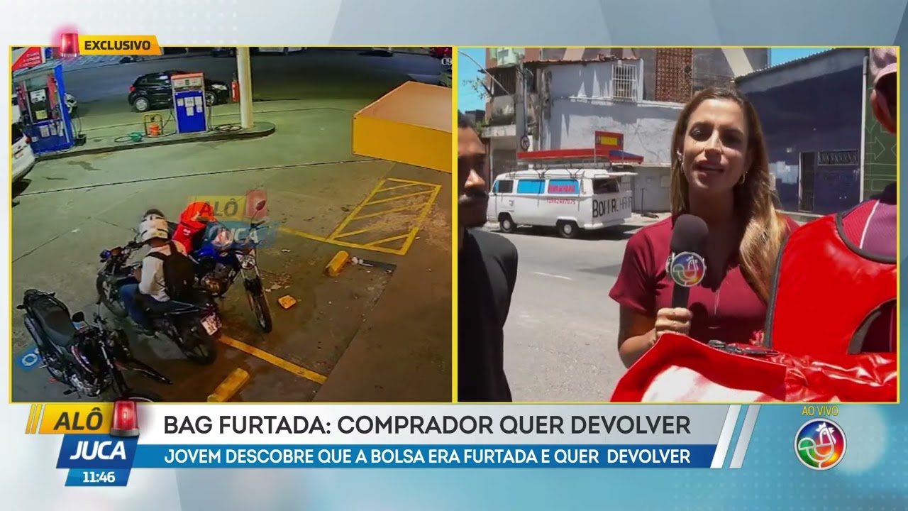 Jovem descobre que a bolsa era furtada e quer devolver | ALÔ JUCA | TV ARATU