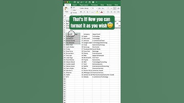 I caught intern rearranging data like this..🙄#exceltrick #excel #exceltips #exceltutorial #usa #work