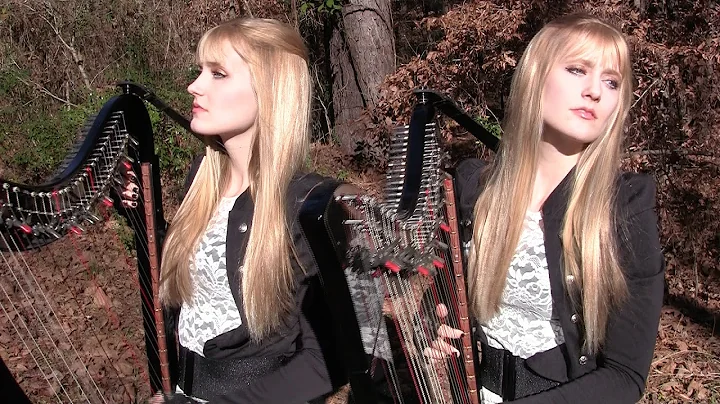 METALLICA - The Unforgiven (Harp Twins) ELECTRIC HARP METAL - Camille and Kennerly