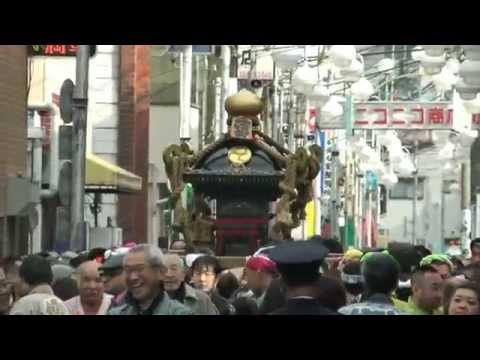 元旦神輿・IN ニコニコ商店街