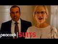 Louis Tries to Protect Sheila from Harvey | Suits